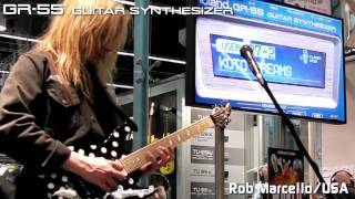 GR55 Guitar Synth Demo by Rob Marcello Musikmesse 2011 [upl. by Meryl887]