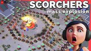 MASS EXPLOSION in slow motion  BOOM BEACH attack strategy gameplay animation amp tips [upl. by Torrence]