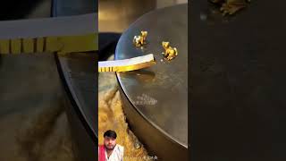 Wow thats a unique 24k Golden chain making gold shortvideo trending [upl. by Kellene]