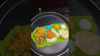 Onam special Sadhya Dosa🍚🍚trending trendingshort [upl. by Lacombe99]