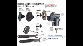 Foredoms 2quot Angle Grinder Attachment [upl. by Toogood694]