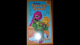 Barneys Favorite Songs 1999 BlockbusterKidmongous VHS [upl. by Candy]