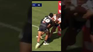 Lennox Tuiloma Linwood try for NZ Warriors in Harold Matthews Cup final UpTheWahs KiwiNRL [upl. by Inahc]