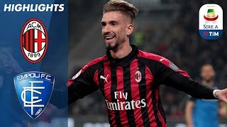 Milan 30 Empoli  Castillejo Completes Thumping Win For Hosts  Serie A [upl. by Alpert]