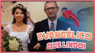 Linda Cerimônia de Casamento Evangélico Na Igreja  EMOCIONANTE [upl. by Teplitz]