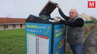 Marchémoret ► Une borne de collecte de biodéchet incite les habitants à mieux trier [upl. by Geminian]