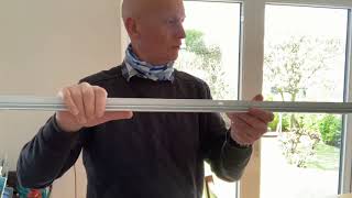 Installing click fit conservatory blinds made by Blinds 2Go [upl. by Musetta]