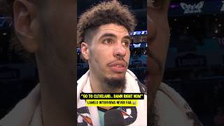 LaMelo gives the best interviews🤣 [upl. by Atiuqnahs727]