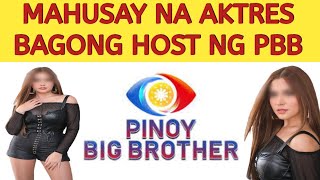 CONGRATS MAHUSAY NA AKTRES BAGONG HOST NG PINOY BIG BROTHER [upl. by Goggin107]