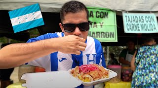 Probando COMIDA CALLEJERA en HONDURAS 🇭🇳 ft De Viaje con Seoane [upl. by Bevash]