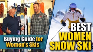 Best Women Snow Ski 2024  Buying Guide for Women Skis [upl. by Severin]