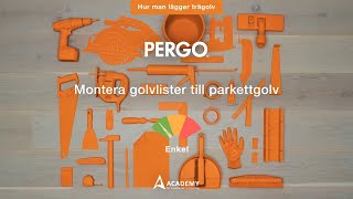 Montera golvlister till parkettgolv  Pergotutorial [upl. by Annil]