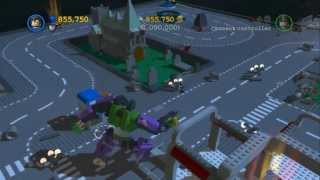 LEGO Batman 2  LEGO Gotham City 1000000 Stud Challenge amp Gold Brick [upl. by Montague]