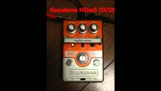 Demonstration Guyatone HDm5 Over Drive [upl. by Mieka]