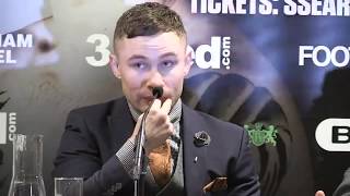 Carl Frampton v Nonito Donaire showdown in Belfast  Full press conference [upl. by Ellenhoj]