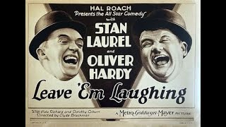 Laurel and Hardy  Leave Em Laughing 1928 EFX [upl. by Nwaf948]