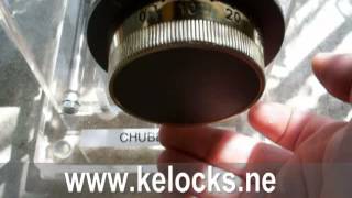 Dialing a 4 number combination safe lock [upl. by Ola]