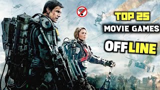 Top 25 Movie Based Games For Android HD OFFLINE [upl. by Elenaj]