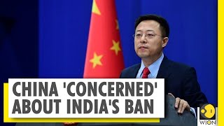 59 Chinese App Ban Beijings first reaction to Indias ban on 59 Chinese apps  WION News [upl. by Dillon]