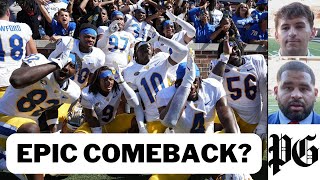 PittCincinnati reaction How did the Panthers complete their wild 21point comeback on the road [upl. by Belac]