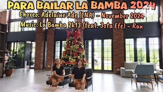 Para Bailar La Bamba 2024 Line Dance Choreo  Adelaine Ade INA Demo💃 Yunie amp Elis [upl. by Anitel]