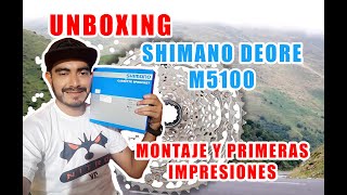 UNBOXING E INSTALACIÓN DE PIÑÓN SHIMANO DEORE M5100 [upl. by Courtnay]