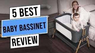 Best Baby Bassinet in 2024  Top 5 Bassinets  Review [upl. by Ahsykal]