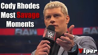 When Cody Rhodes Destroying WWE Wrestlers On The Mic [upl. by Ardnad]