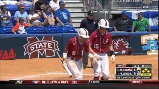 05092013 Alabama vs Florida Softball Highlights [upl. by Wilscam763]