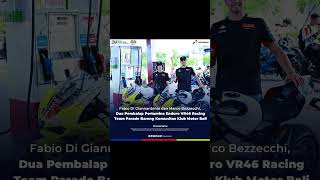 Pembalap Pertamina Enduro VR46 Racing Team dan komunitas klub motor Bali bersatu [upl. by Ciapha261]