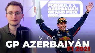 GP Azerbaiyán 2021  Checo Pérez arrasa ante la debacle de los líderes  El vlog de Efeuno [upl. by Ayanej163]