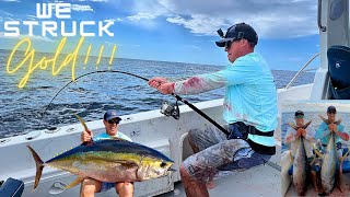 We Struck GOLD⚱️ The holy grail of Topwater fishing Yellowfin Tuna Mayhem 🤯 [upl. by Enneiviv35]