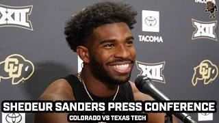 Shedeur Sanders on Throwing Tortillas amp More After HUGE Texas Tech Win [upl. by Arv]