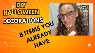 DIY Halloween Decorations on a Budget 2 Items You Normally Throw Away [upl. by Adilem]