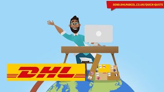 DHL eCommerce UK  How to book an international delivery [upl. by Maible]