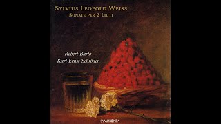 Silvius Leopold Weiss 16871750  Sonate per due liuti Barto Schroder Nasillo [upl. by Corrianne]