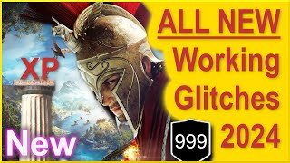 Assassins Creed Odyssey  ALL NEW Working Glitches 2024  New XP Glitch Money Farm  More Damage [upl. by Nide]