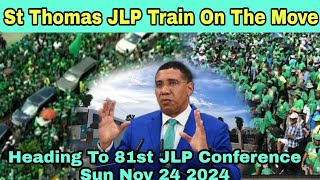 Massive St Thomas JLP Supporters Heading To Its 81st Annual Conference National Arena [upl. by Lindgren319]