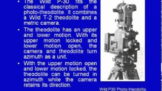 Mod01 Lec22 Terrestrial Photogrammetry [upl. by Aim]