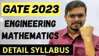 🔥 GATE 2024  Engineering Mathematics Detail Syllabus [upl. by Lull]