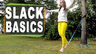 How to slackline for beginners [upl. by Manbahs]