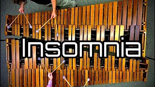 Insomnia  Marimba Duet [upl. by Llertnor883]