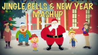 Popular Christmas Carols With Lyrics For Kids  Christmas And New Year Special [upl. by Powell]