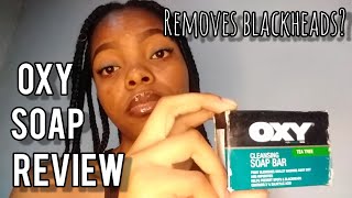 OXY Soap Review Removes Blackheads South African YouTuber [upl. by Koosis]