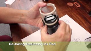 TUTORIAL  IDEAL ROUND SELFINKING STAMP [upl. by Pappano]