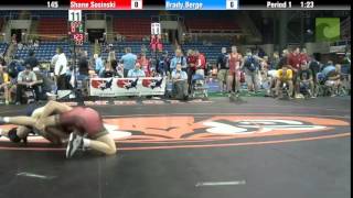 145 Shane Sosinski vs Brady Berge [upl. by Norty]