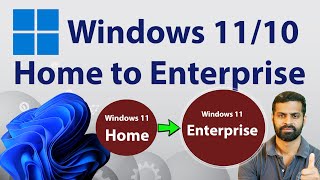 Upgrade Windows 11 Home Edition to Pro and Enterprise Version  Quick amp Easy way [upl. by Khalil]