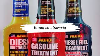 Aditivo o Tratamiento de Gasolina marca ABRO  Repuestos [upl. by Yxel]