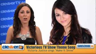 Victoria Justice Sings The Victorious Theme Song [upl. by Lapointe]