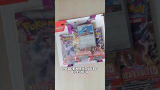 POKEMON OPENING  PALDEA EVOLVED BLISTER ASMR shorts pokemon pokemontcg asmr asmrshorts [upl. by Baelbeer]